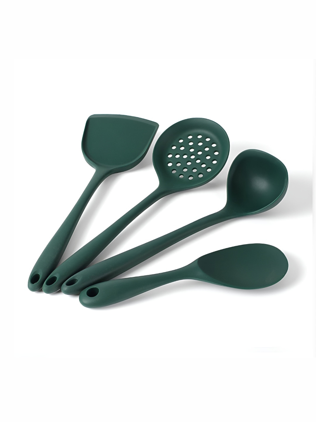 Baskety Green 4 Pieces Kitchen Cooking Spatula