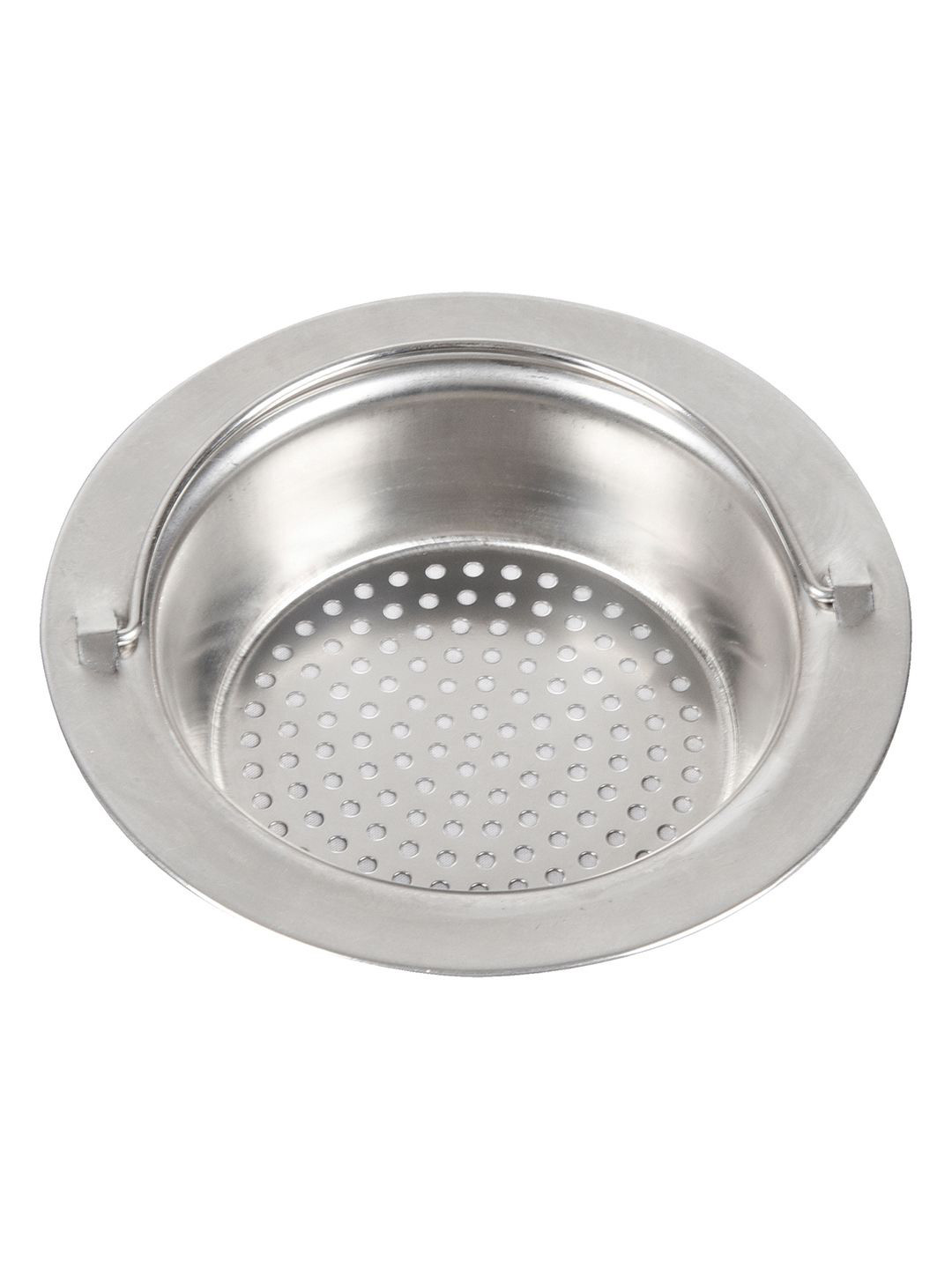 Kuber Industries Silver-Toned Square Kitchen Drain Catcher With Handle
