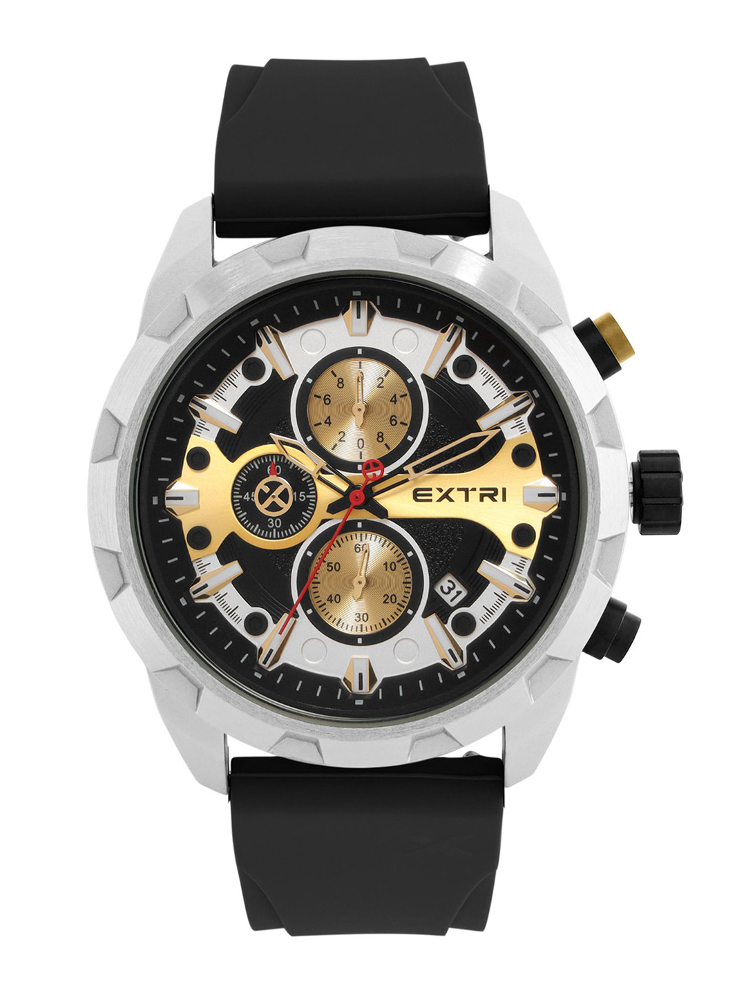 EXTRI Men Dial & Straps Analogue Watch X6077-E