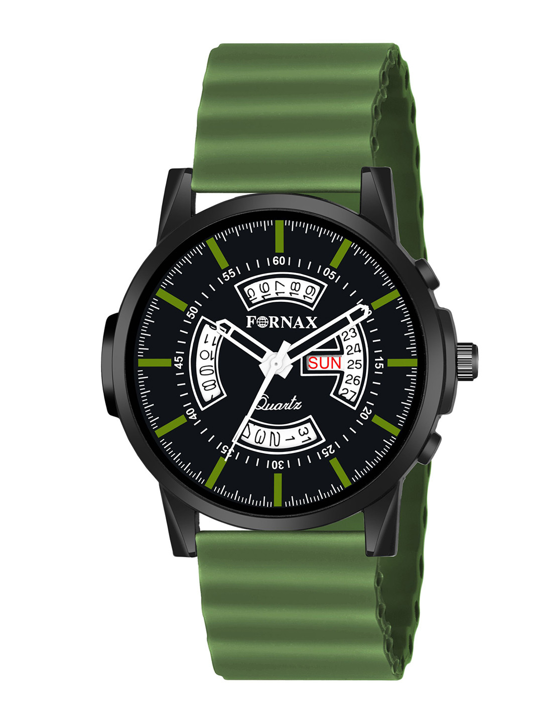 Fornax Men Printed Dial & Straps Analogue Watch fx21