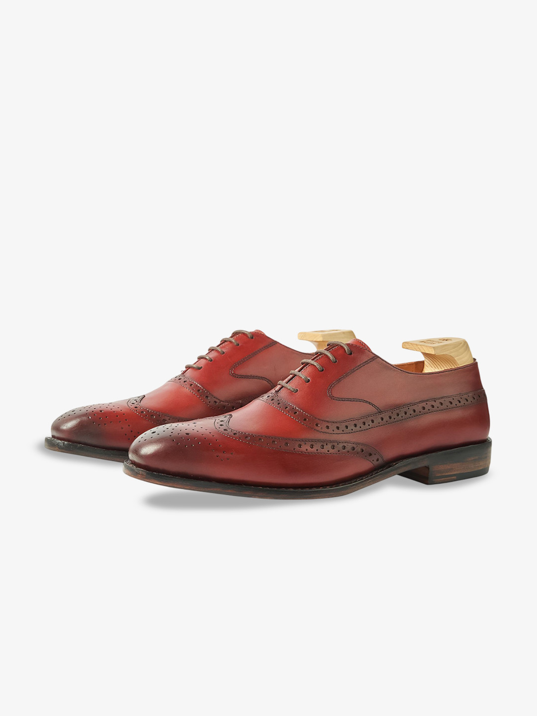 Whitemuds Men Kinsale Leather Brogue Shoes