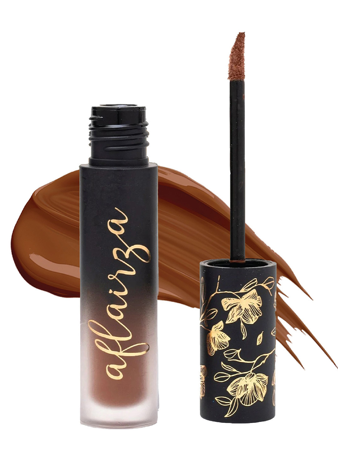 AFLAIRZA Premium Velvet Waterproof Liquid Eyeshadow - 5ml - Brown