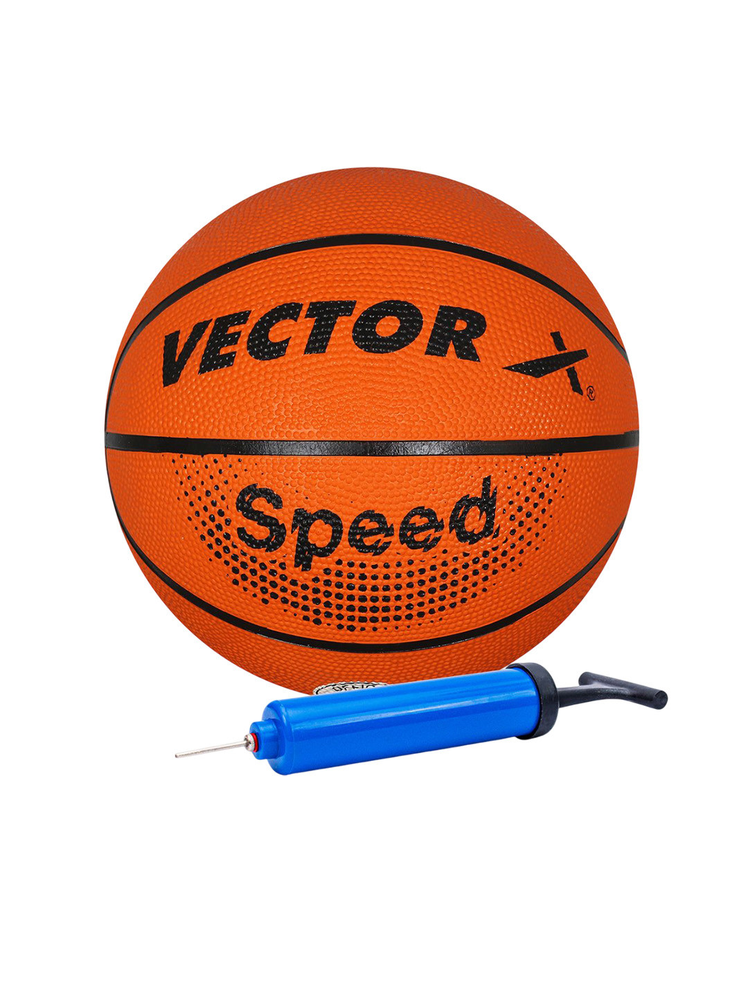 VECTOR X Men Speed Printed Basketball With Pump & Air Needle
