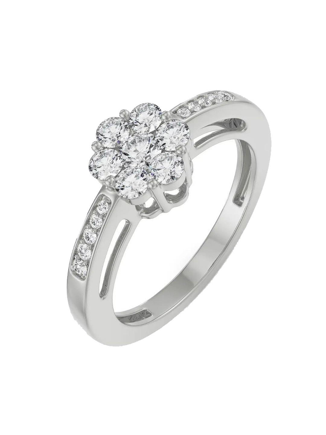 Emori Caroline Engagement Lab Diamond Ring in 18KT Gold
