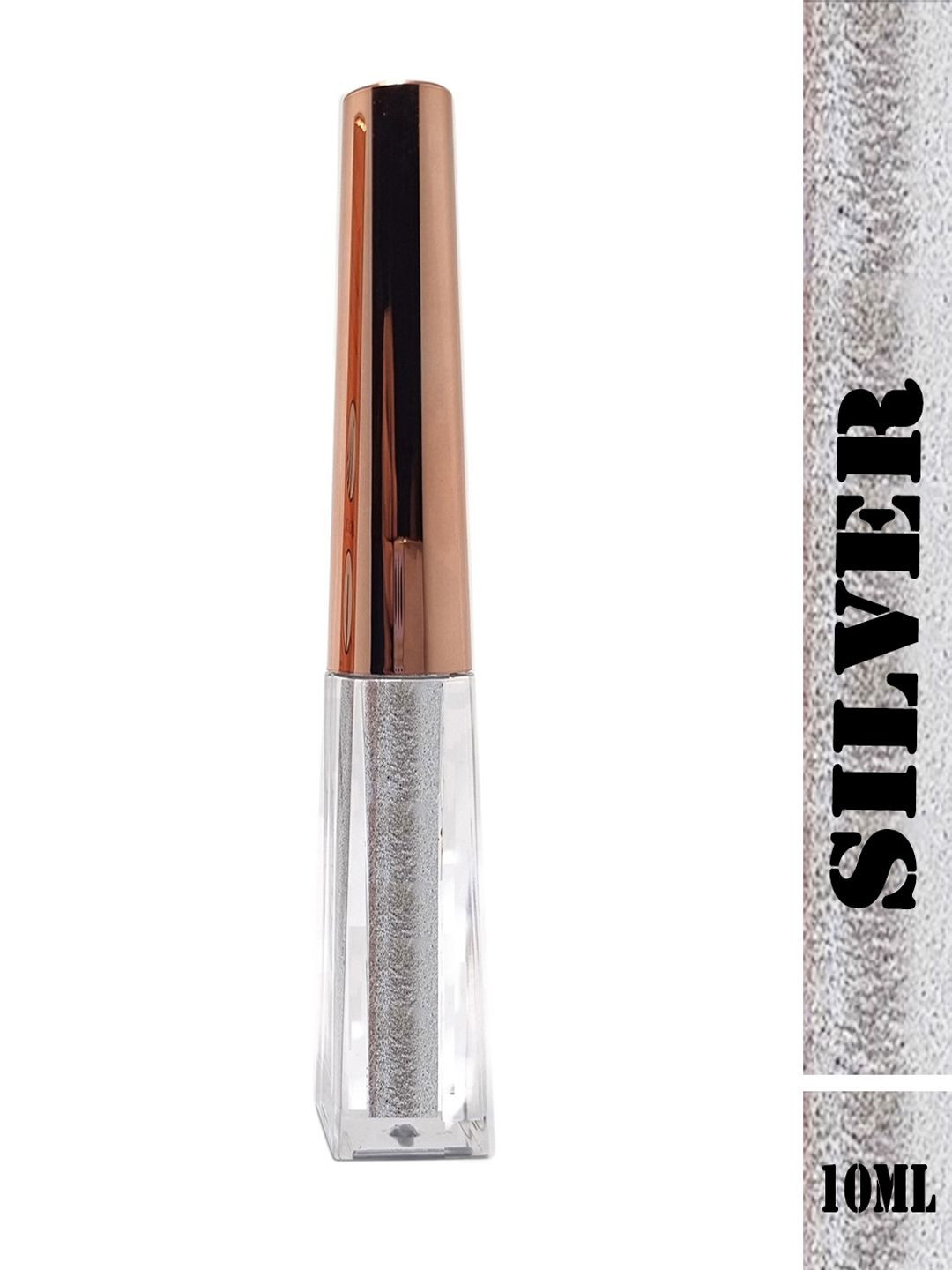 BIGWIG GALLERIA Peramid Waterproof Liquid Eyeliner With Vitamin E - 10 ml Silver