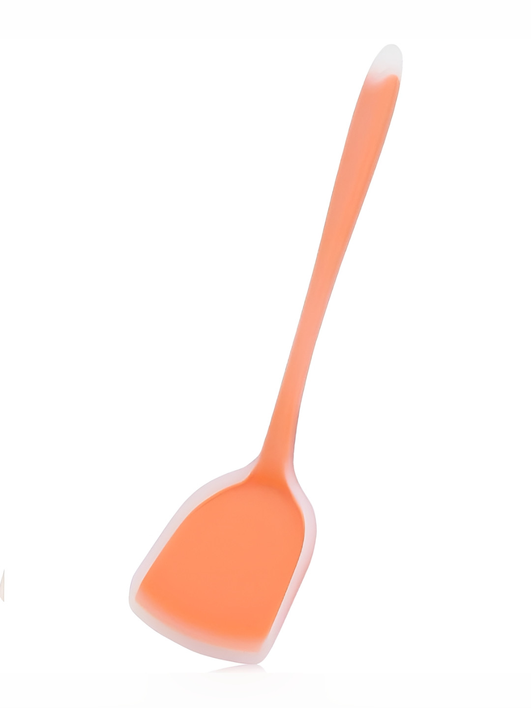 Baskety Orange Silicone Flexible Wok Spatula for Cookware