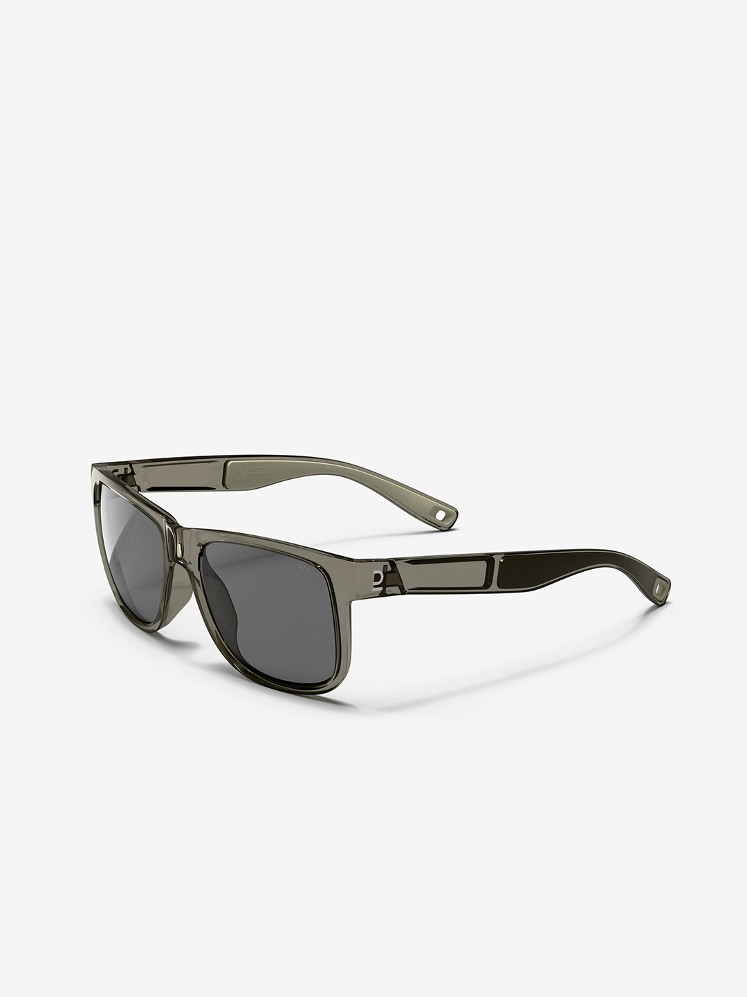 Decathlon QUECHUA - Adult Solid Grey Cat3 Rectangular Sunglasses