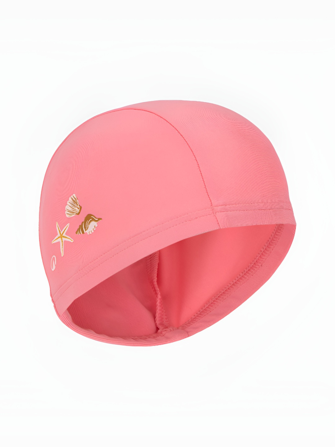 Decathlon NABAIJI - Kids Pink Printed Fabric Mesh Swimming Cap