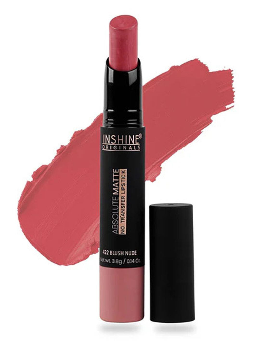 Inshine Originals Absolute Matte No Transfer Bullet Lipstick - 3.5 g - Blush Nude 422