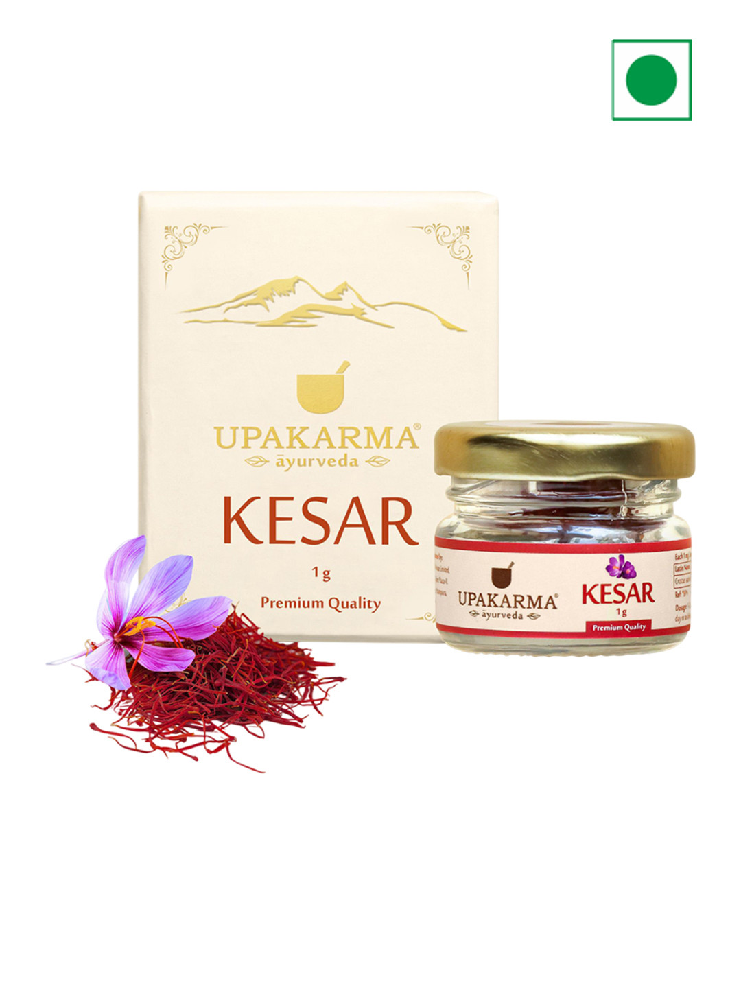 UPAKARMA Original Kashmiri Kesar For Skin & Health - 1 g