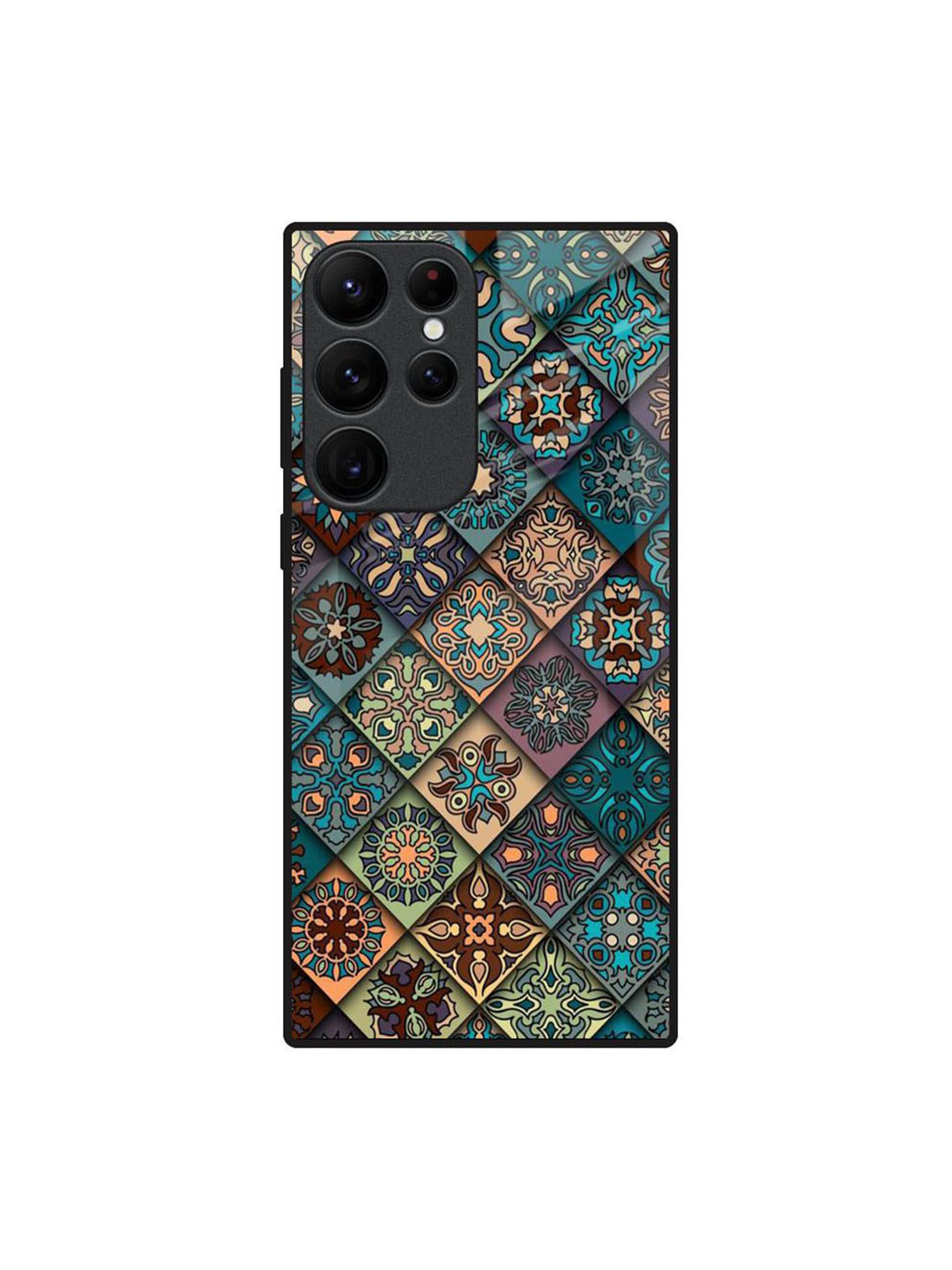 QRIOH Retro Art Printed Samsung Galaxy S22 Ultra Back Case