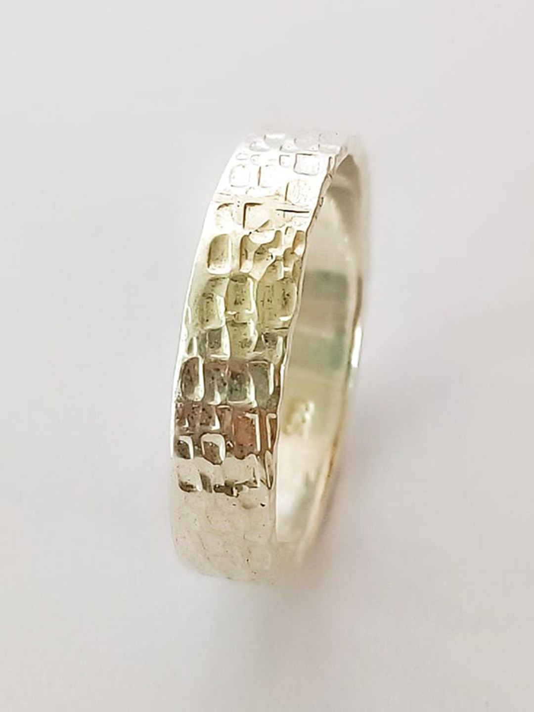 Shubhamkriti Jewels Since 1999 925 Pure Sterling Silver Rhodium Plated Finger Ring