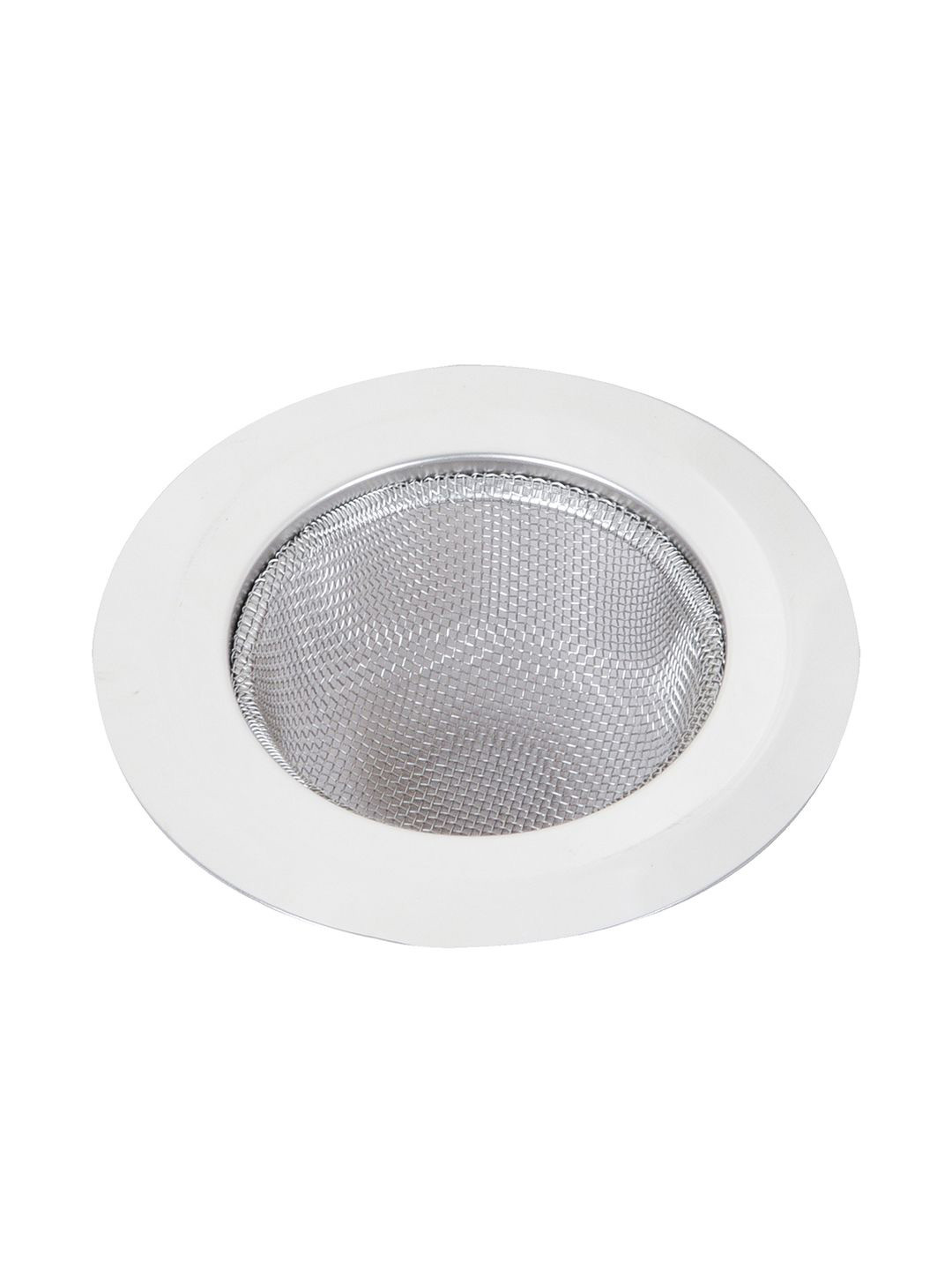 Kuber Industries Silver-Toned Kitchen Sink Drain Strainer