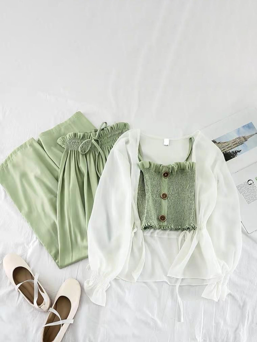 Miss Mosa By Akanksha  Cindy Pure Cotton 3-Piece Co-Ords