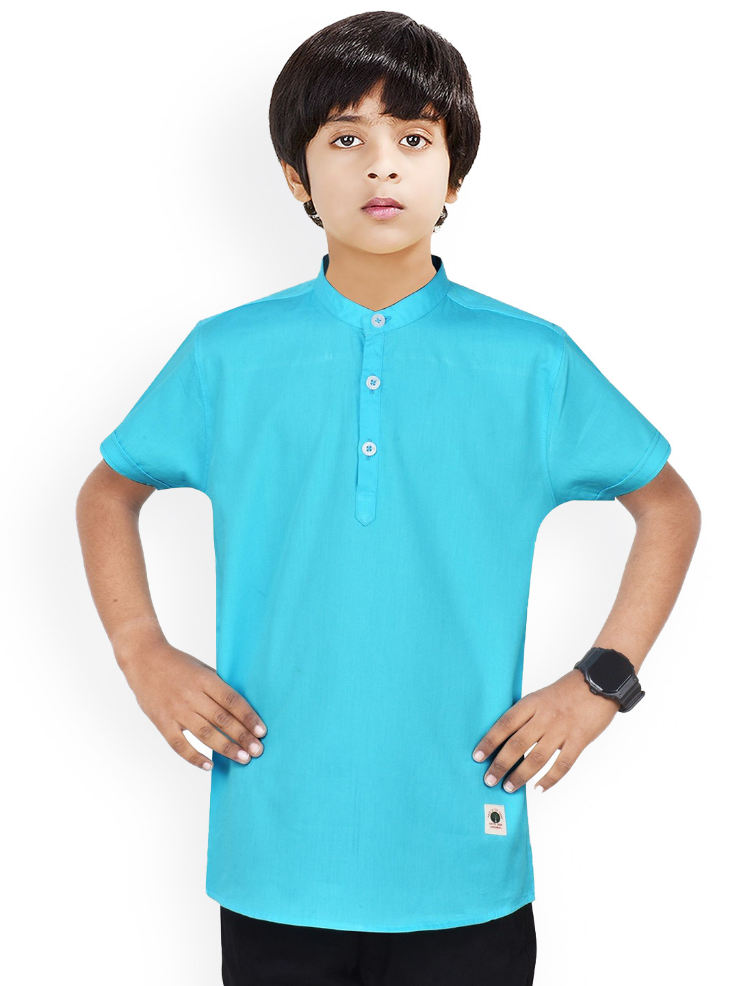 MADE IN THE SHADE Boys Pure Cotton Straight Kurta