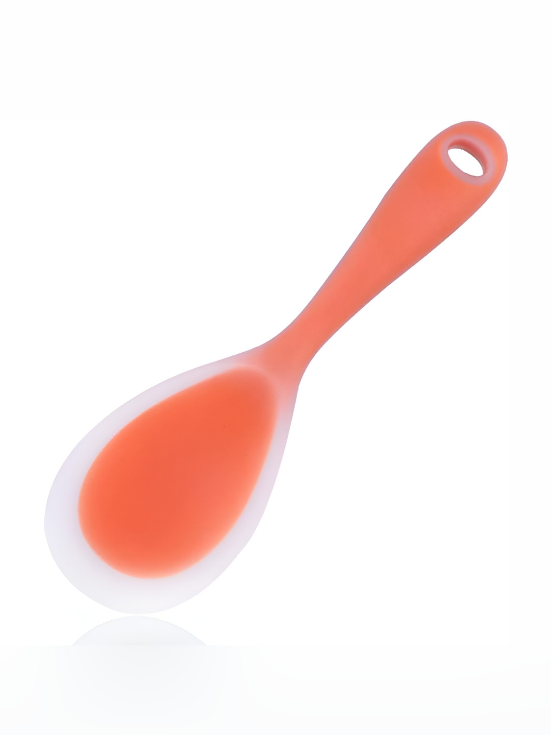 Baskety Orange Non-Stick Ladle With Handle Spatula