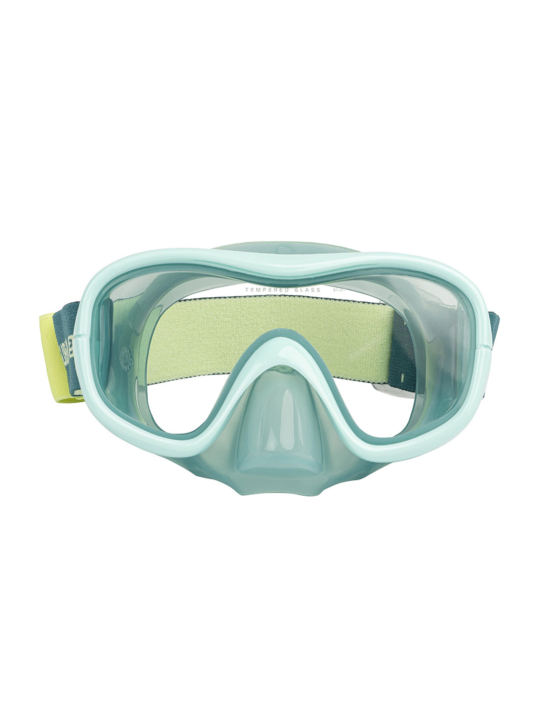 Decathlon SUBEA Adult Green Clear Swimming Diving Mask