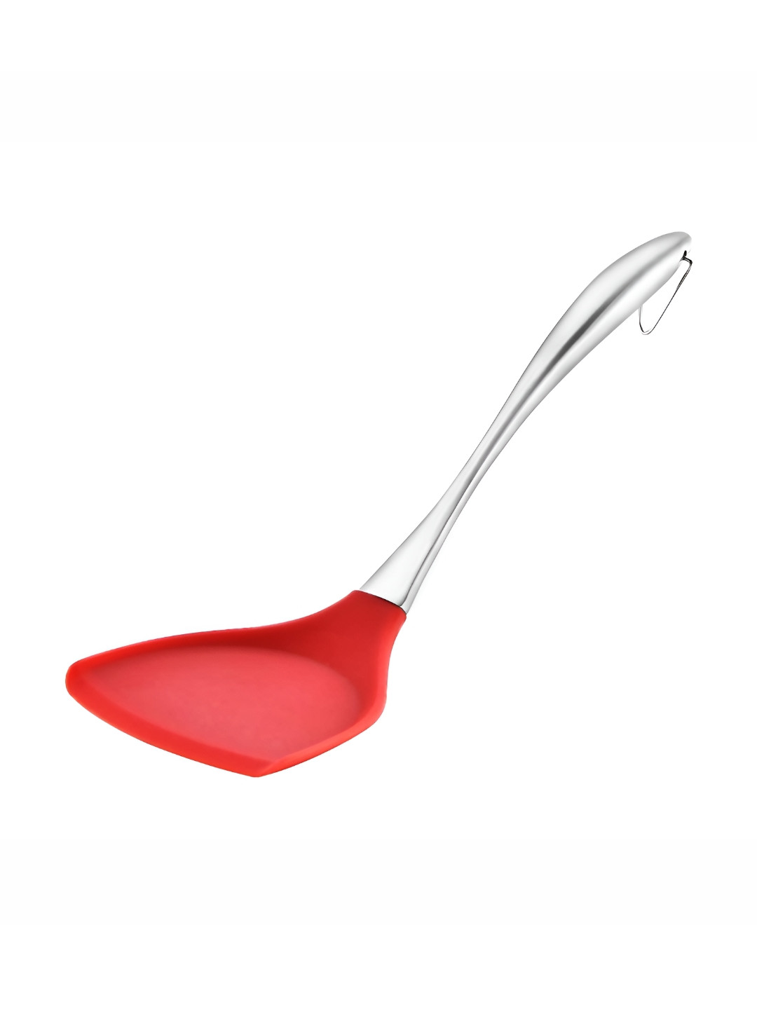 Baskety Red Silicone Soft Edge Slotted Spatula