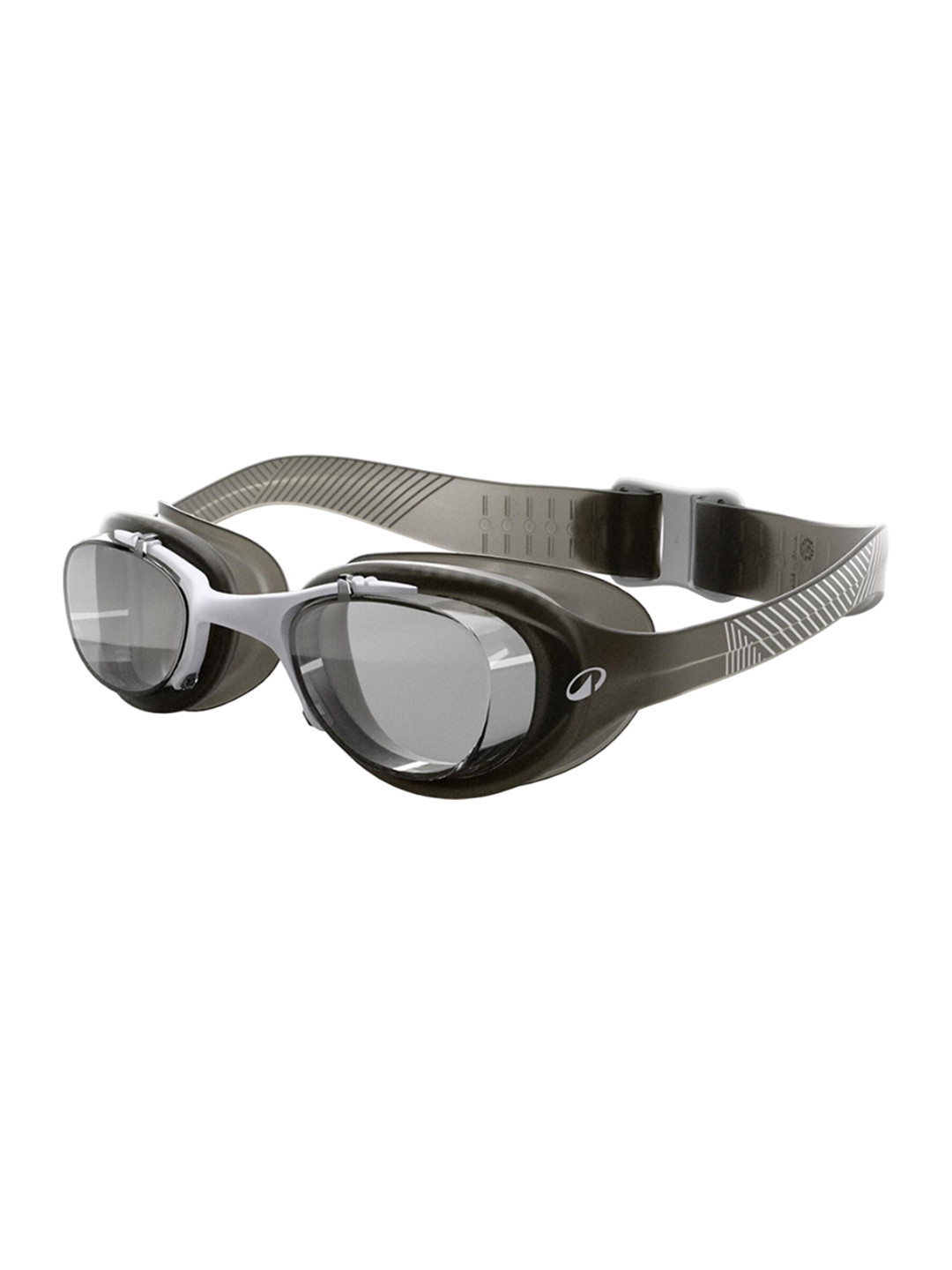 Decathlon  Black & Blue UV Protected Anti-Fogging Adjustable Swimming Goggles