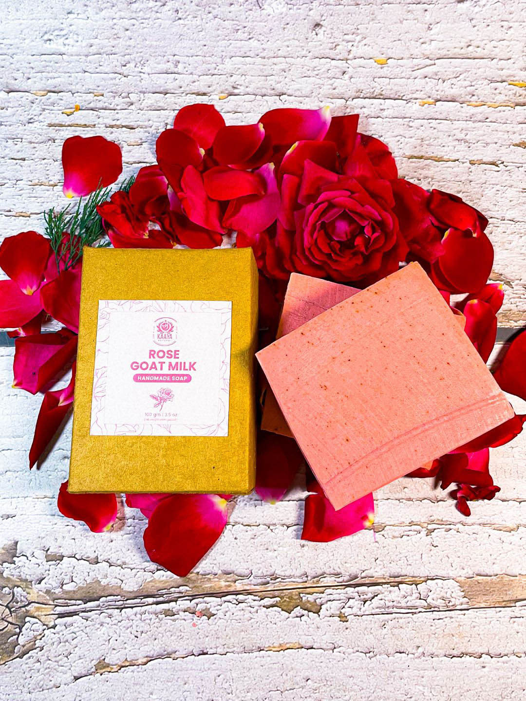 Kaaya Natural Rose Goat Milk Soap - 100g