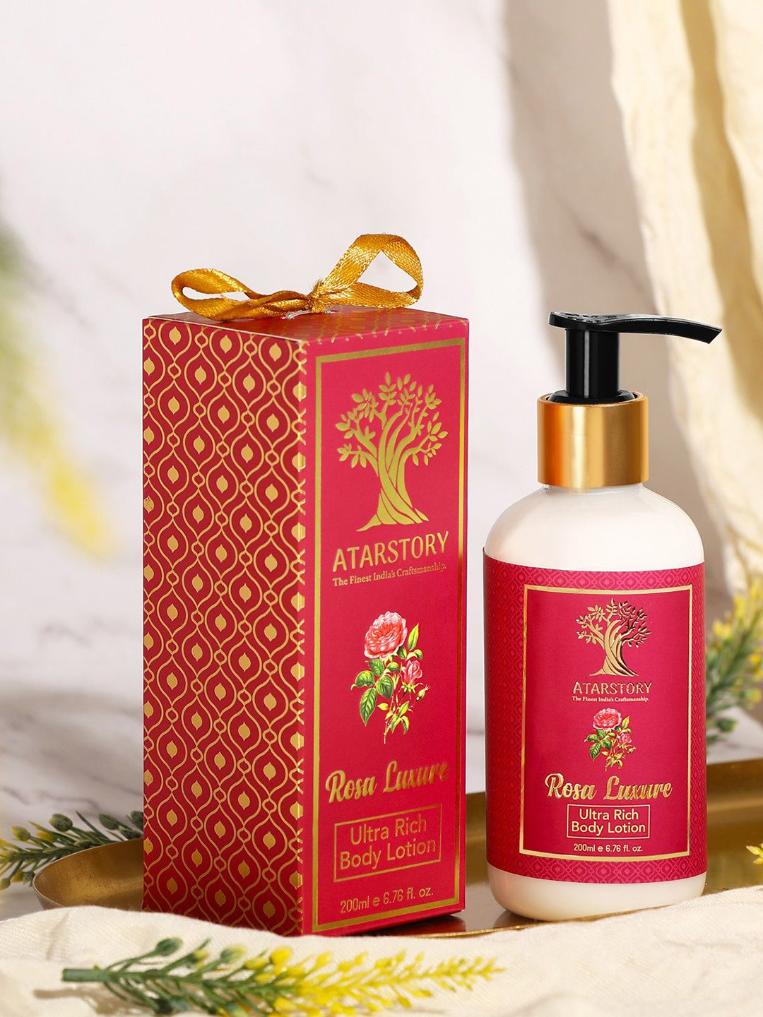 ATARSTORY Rosa Luxure Set Of 2 Ultra Rich Body Lotion For Deep Moisturizing - 200 ml Each