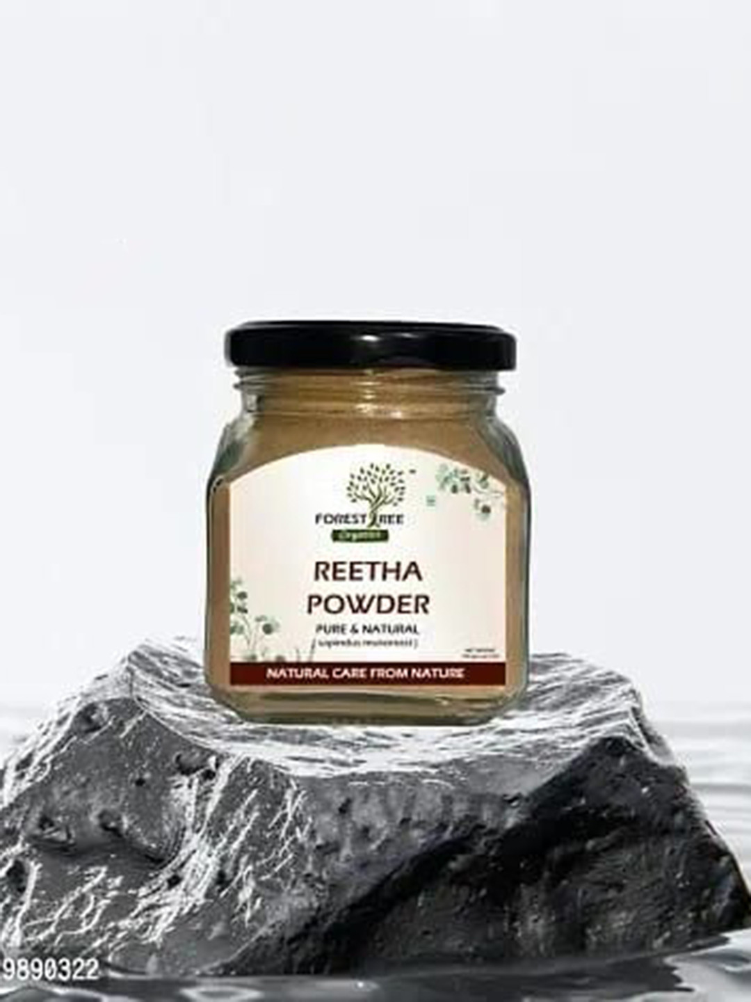 FORESTREE Set Of 2 Sapindus Mukorossi Pure & Natural Reetha Powder - 100 g Each