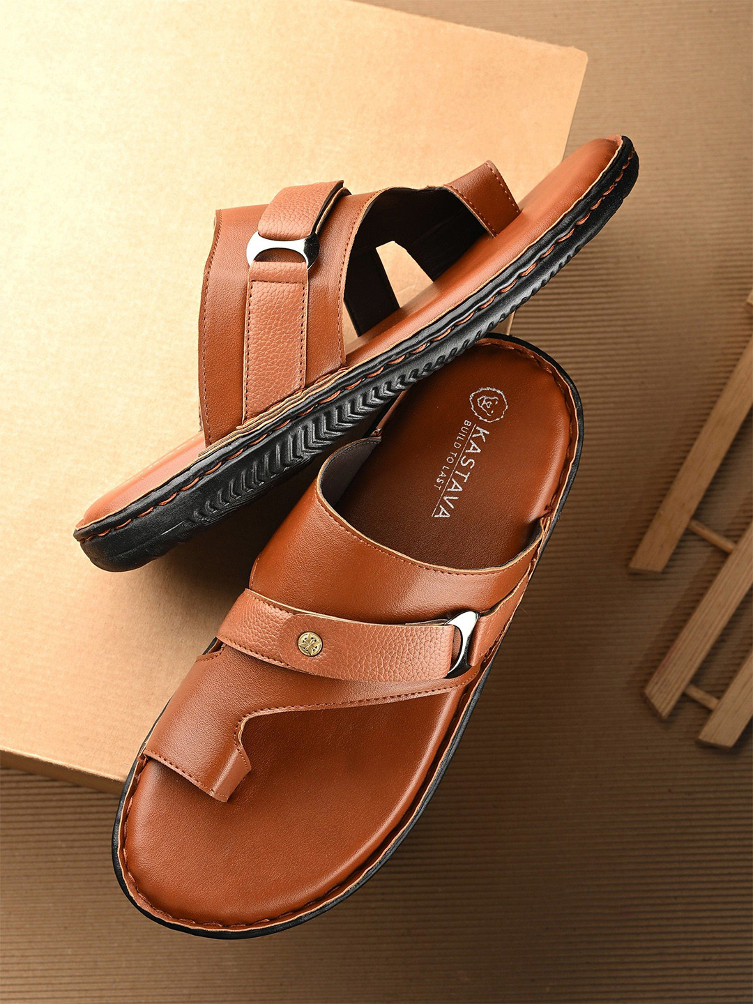 KASTAVA Men Comfort Sandals