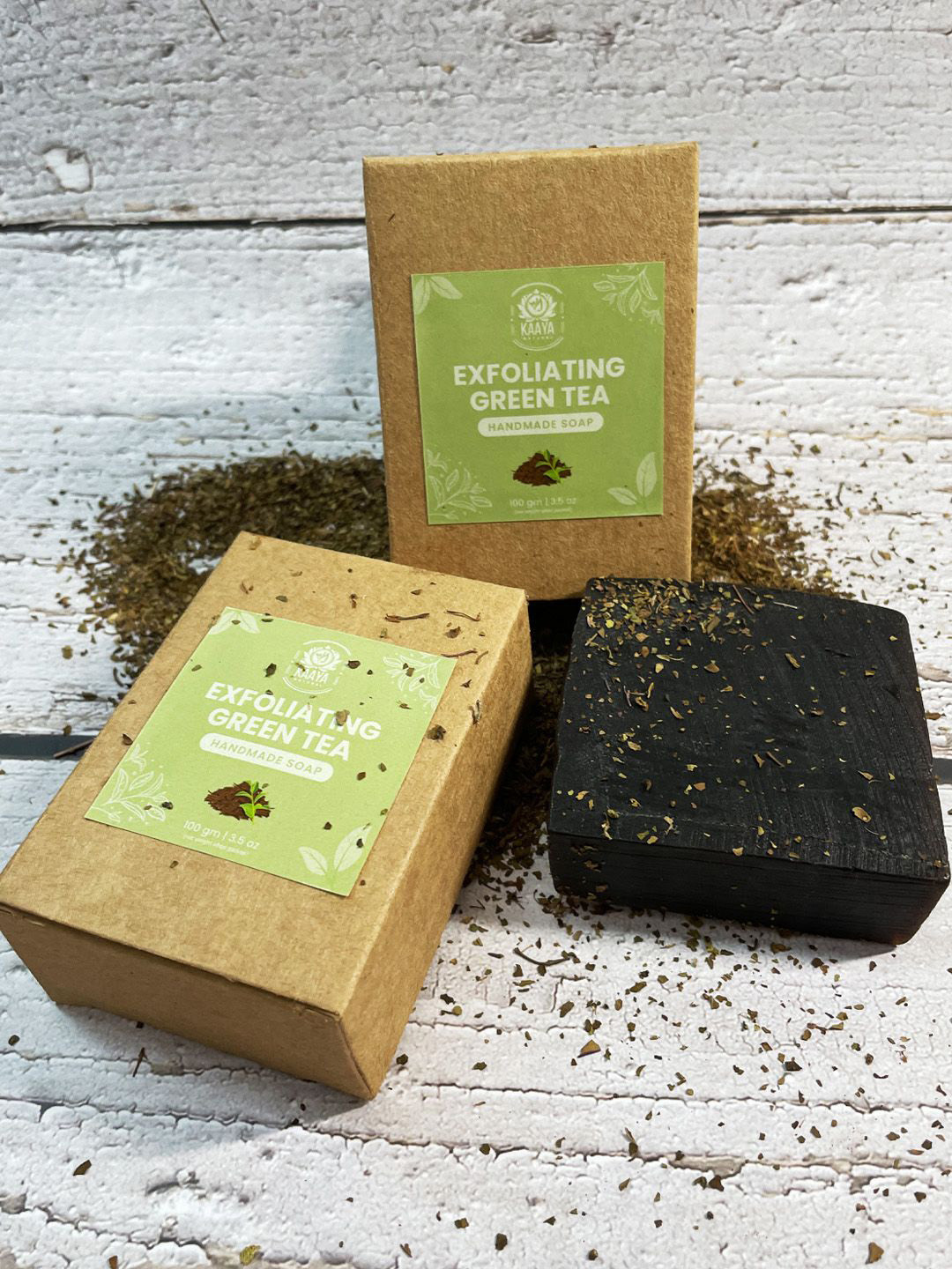 Kaaya Natural Green Tea Anti - Tan Soap - 100g