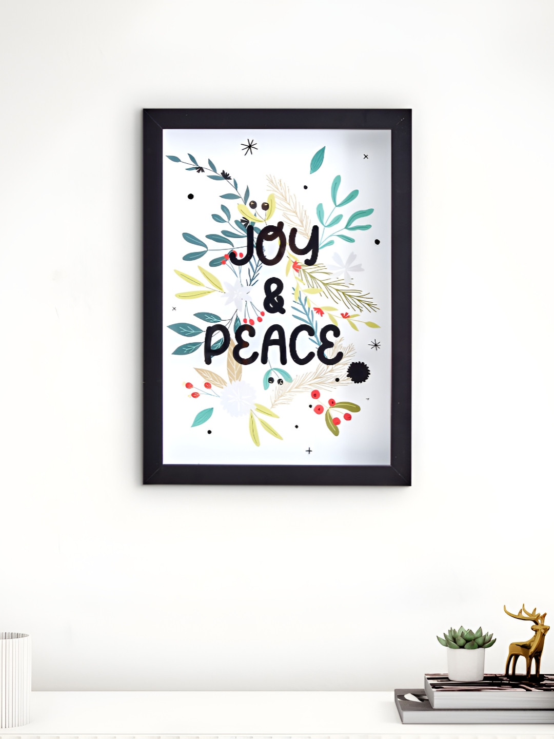 Home Centre Spectrum Zippy Black & White Printed Wall Photo Frame