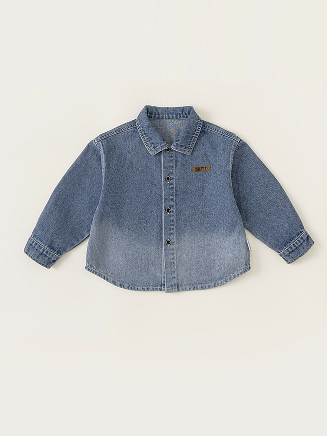 LULU & SKY Boys Faded Opaque Casual Shirt