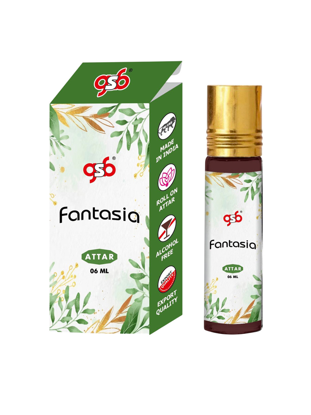 GSB Fantasia Alcohol Free Long Lasting Roll On Attar - 6 ml