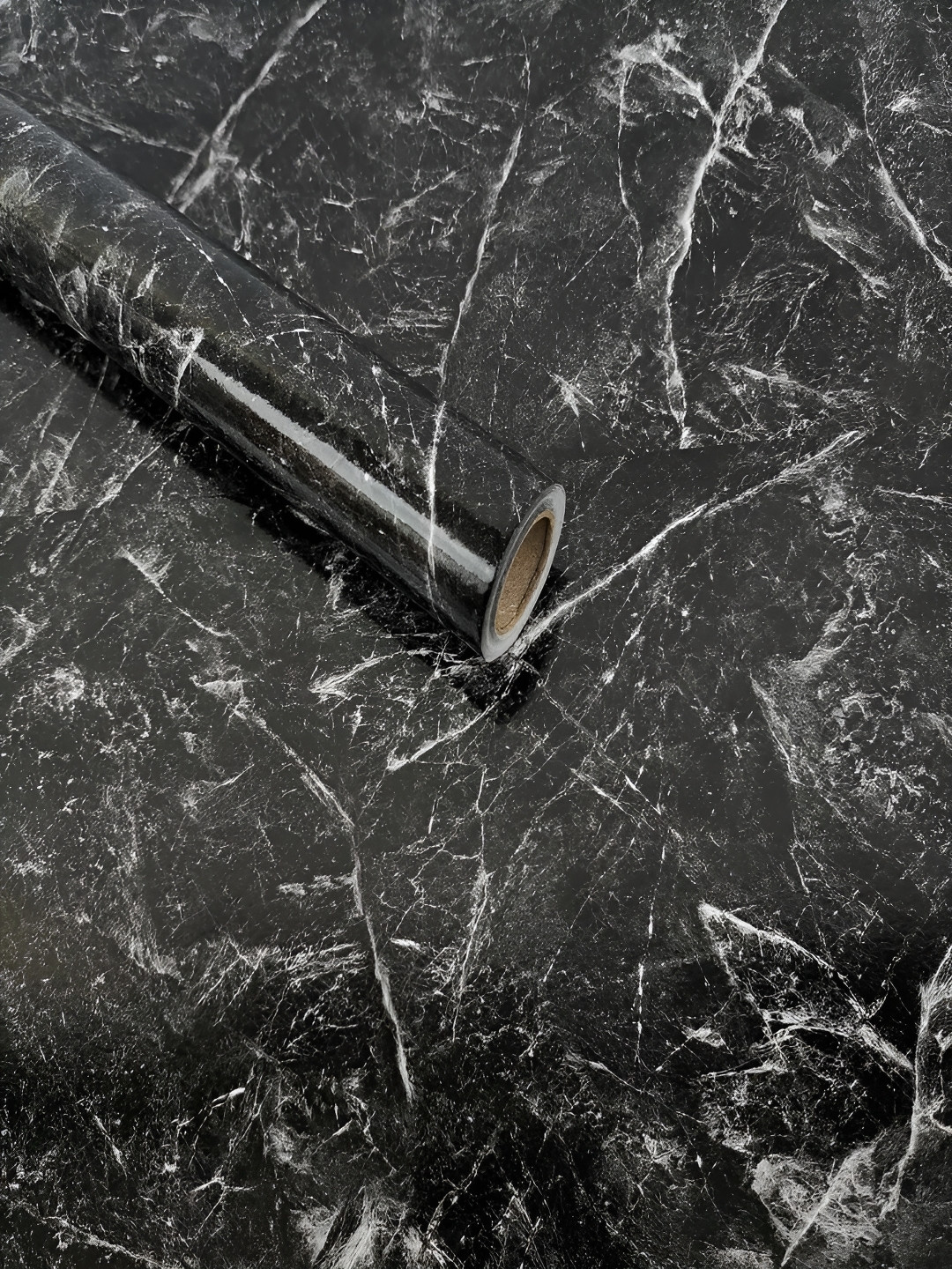 ANNA CREATIONS Black & White Abstract Printed Self-Adhesive Waterproof Wall Sticker