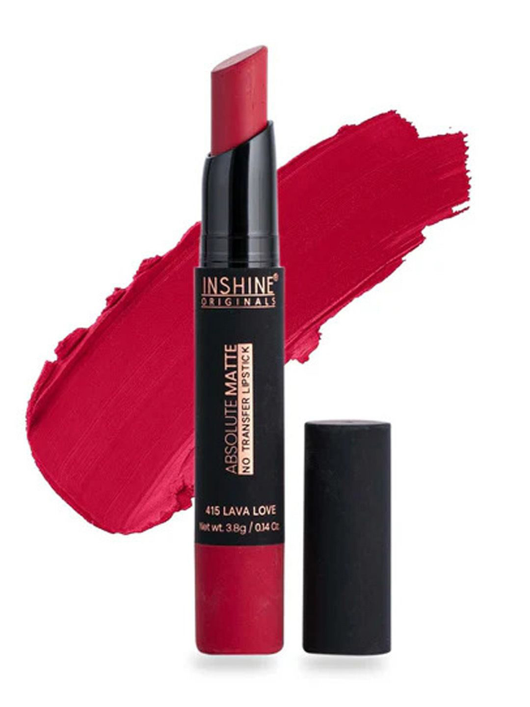 Inshine  Originals Absolute Matte No Transfer Bullet Lipstick - 3.5 g - Lava Love 415