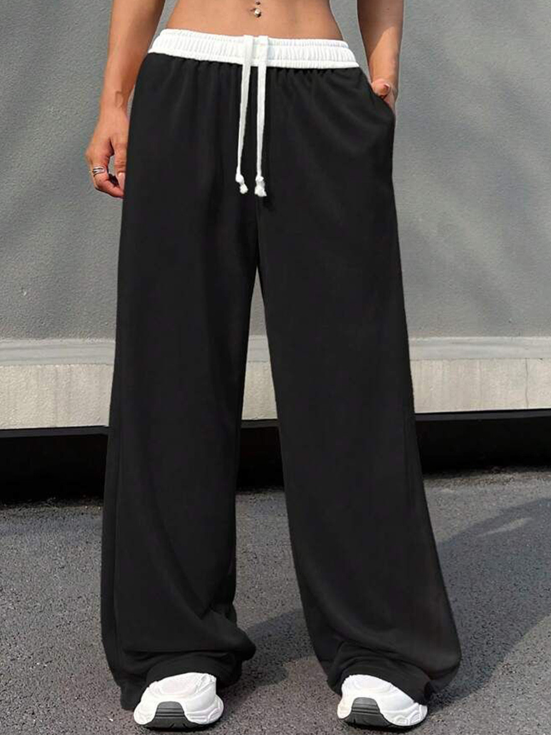 TABADTOD Women Relaxed Loose Fit Easy Wash Joggers Trousers