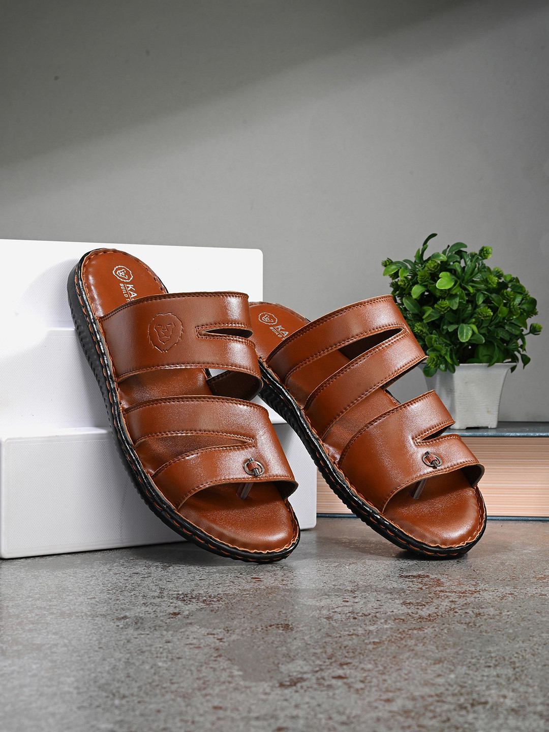 KASTAVA Men Comfort Sandals