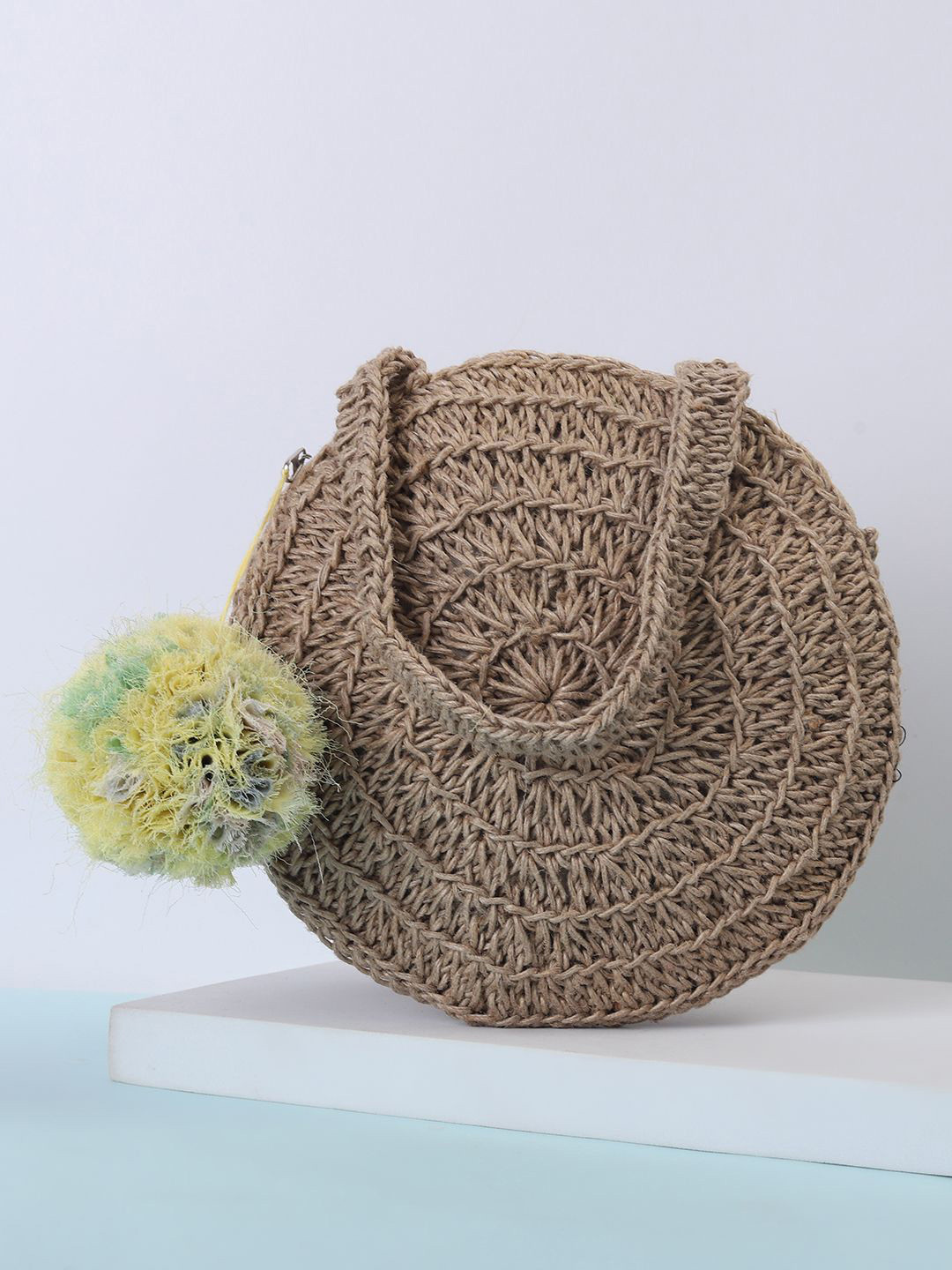 ITIHASIKALA Women United Urbane Textured Structured Handheld Bag