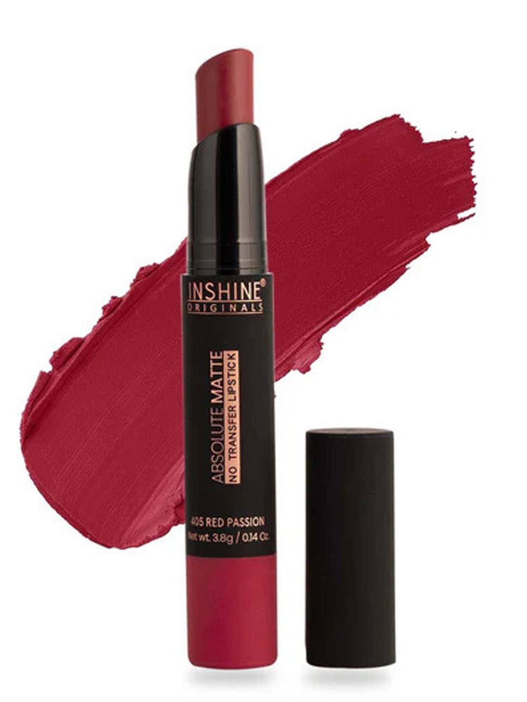 Inshine Originals Absolute Matte No Transfer Bullet Lipstick - 3.5 g - Red Passion 405