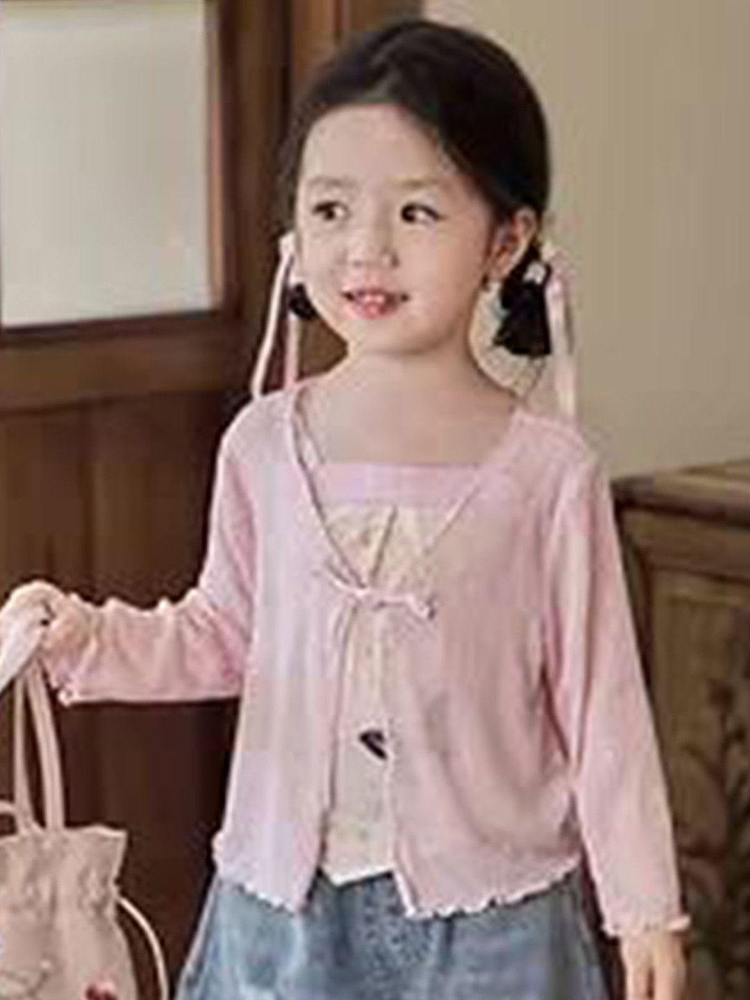 LULU & SKY Girls Striped