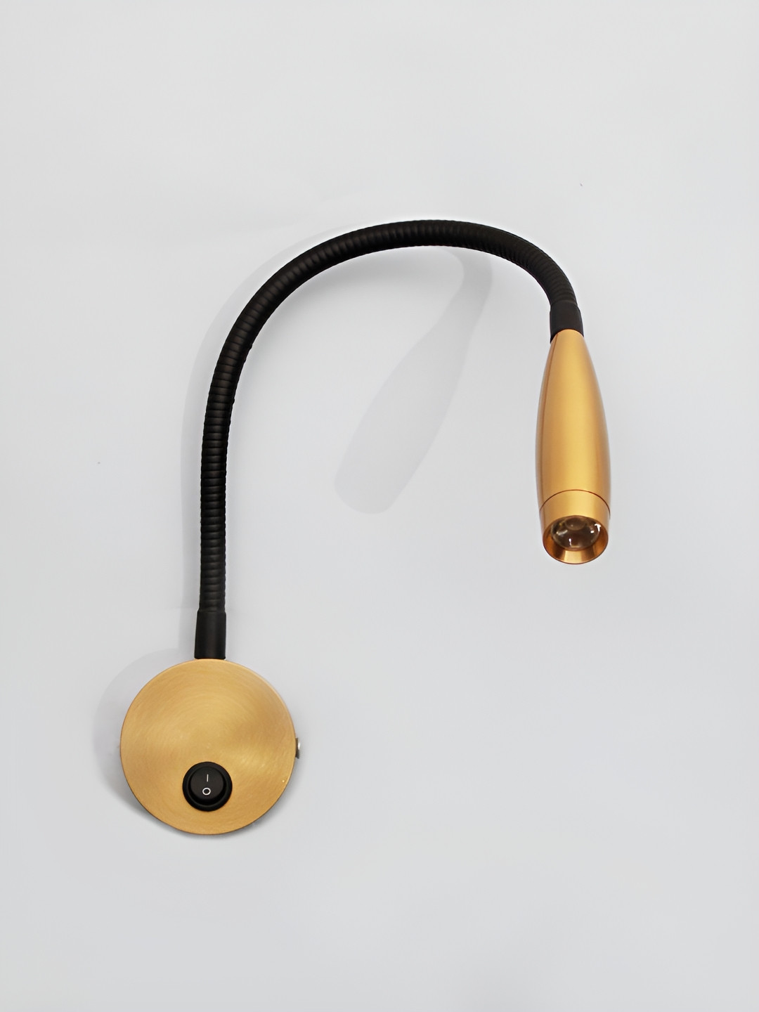 SHREE KALA HOME DECOR Brown & Black Metal Abstract Shaped Wall Lamp