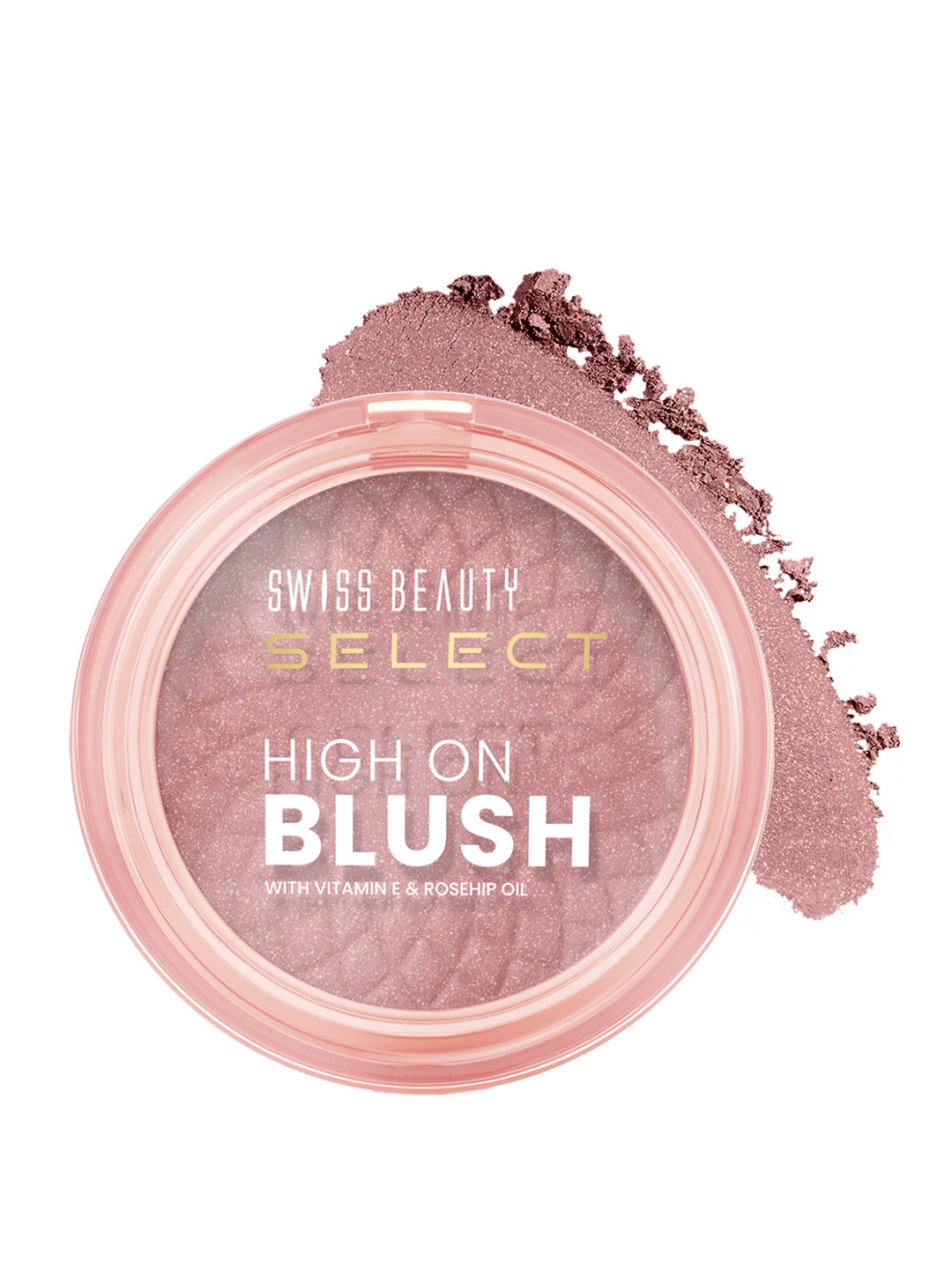 SWISS BEAUTY Select Long-Lasting High On Blush with Vit-E & Rosehip Oil - Sweet Pink 03