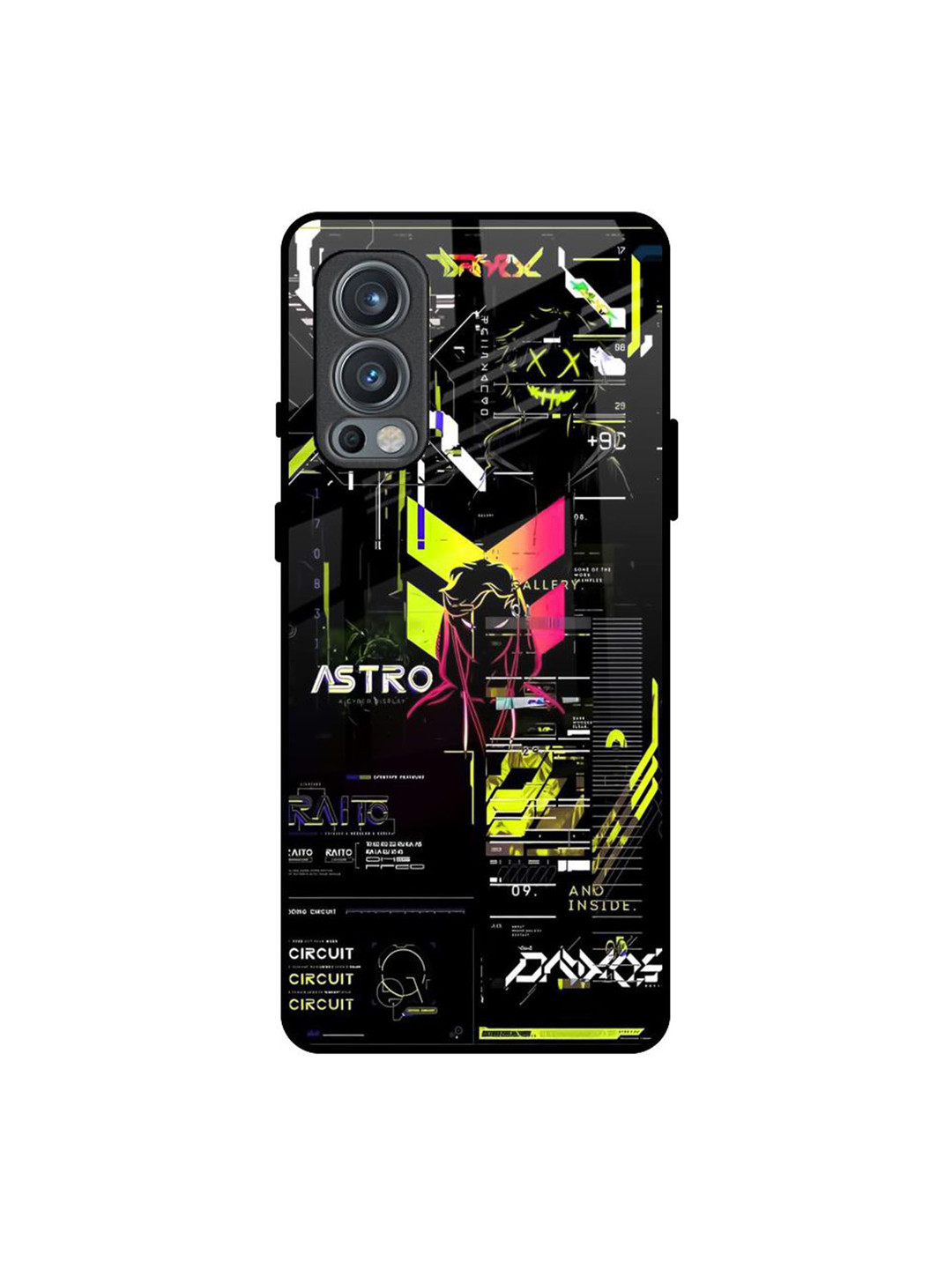 QRIOH Astro Glitch Printed Oneplus Nord 2 Back Case