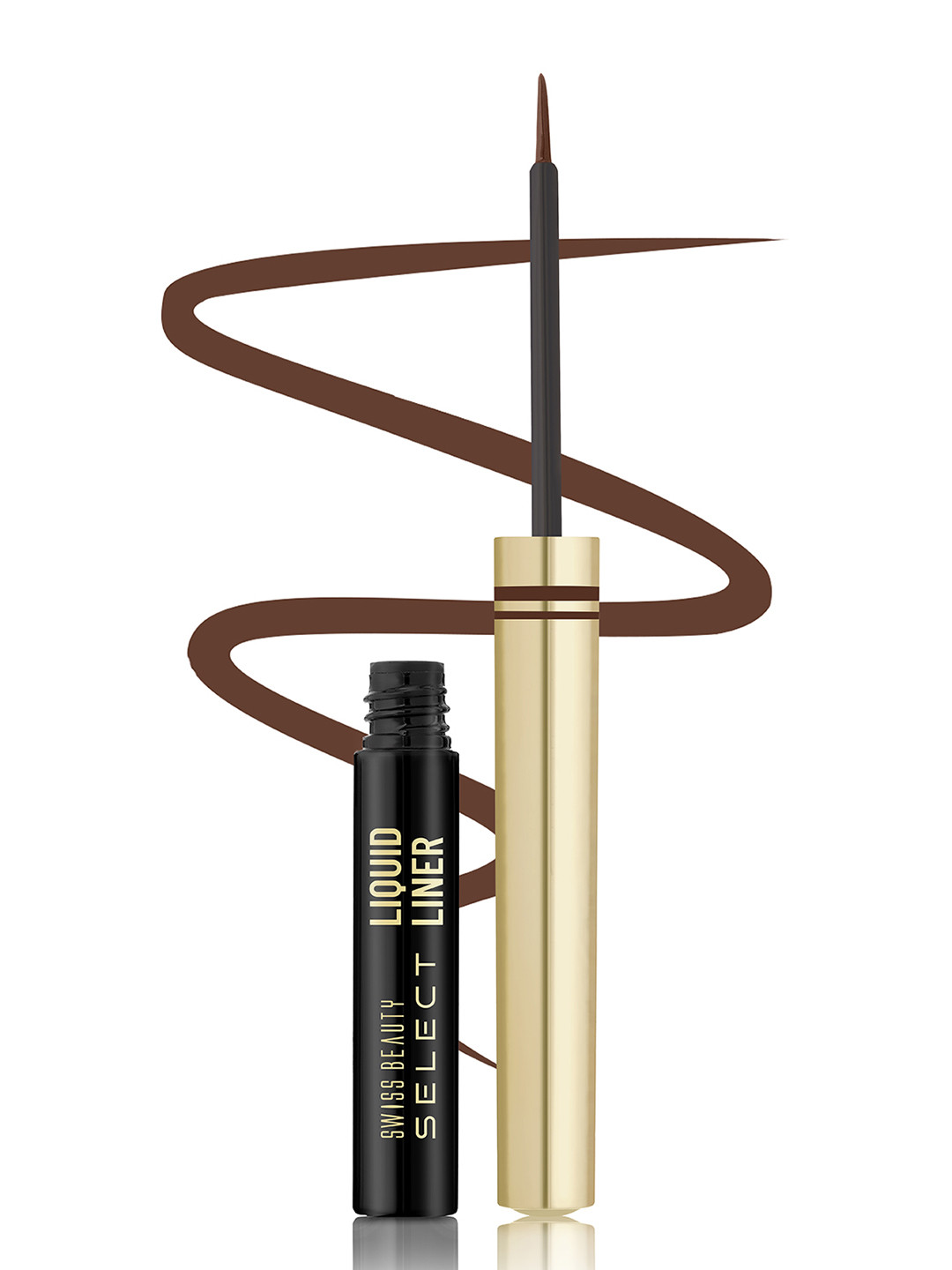 SWISS BEAUTY Select Here To Stay Liquid Eyeliner 3ml - Mood Brown 3
