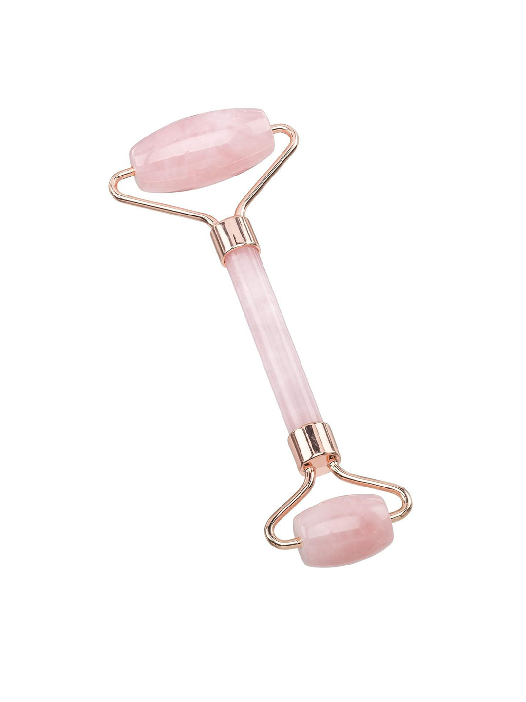 Techpro Rose Quartz Stone Face Roller For Smooth & Glowing Skin