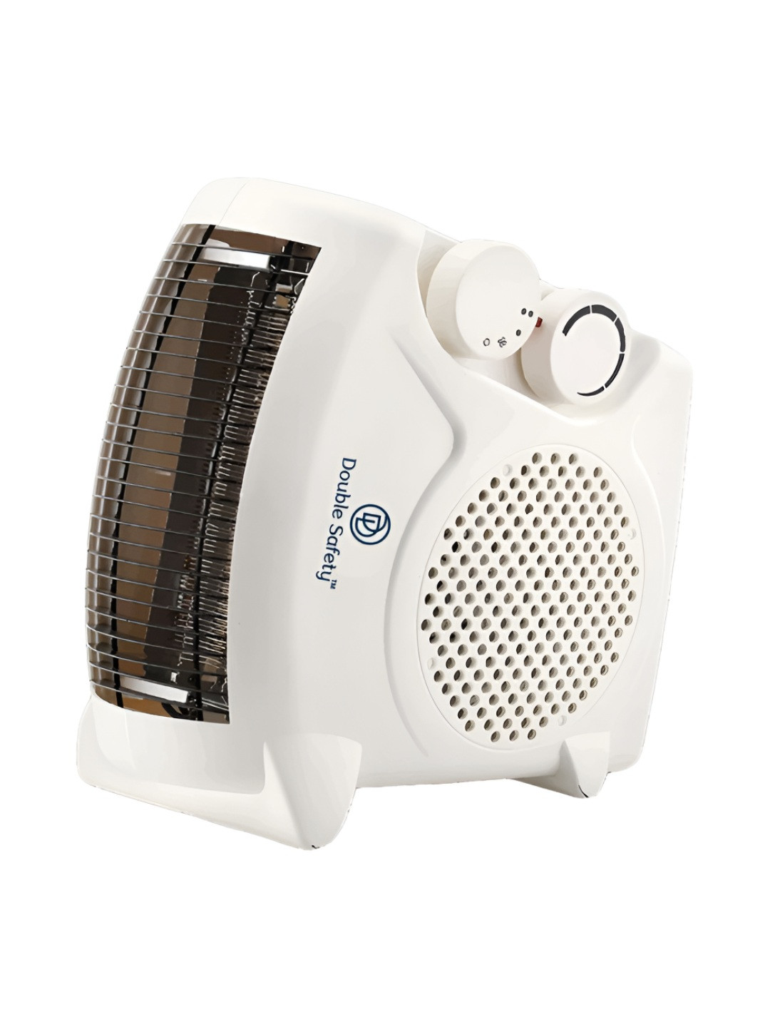 Double Safety White Standing Room Heater