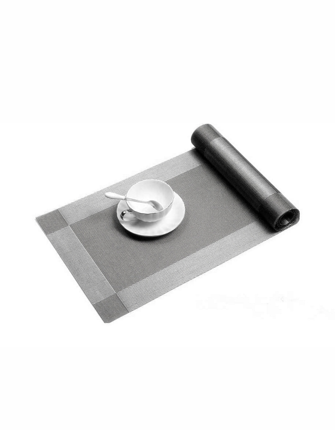 Baskety Grey Heat Resistant Long Dinner Table Runner