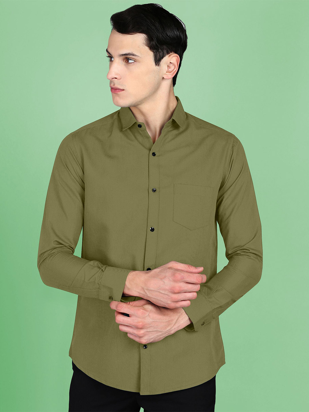Fibermill Men Slim Fit Opaque Casual Shirt