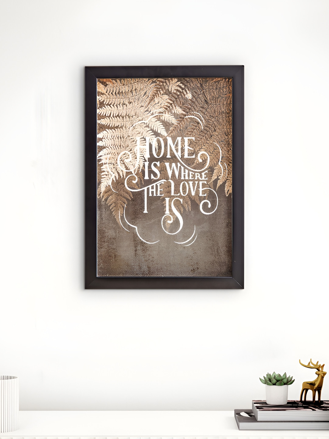 Home Centre Spectrum Pitchs Black & White Printed Wall Photo Frame