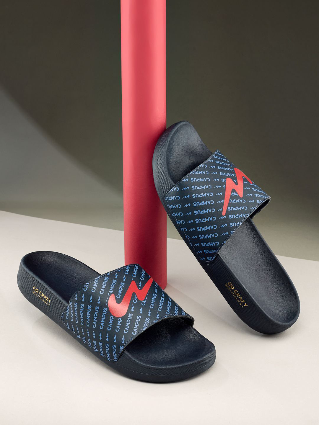 Campus Men SL-444 Printed Sliders