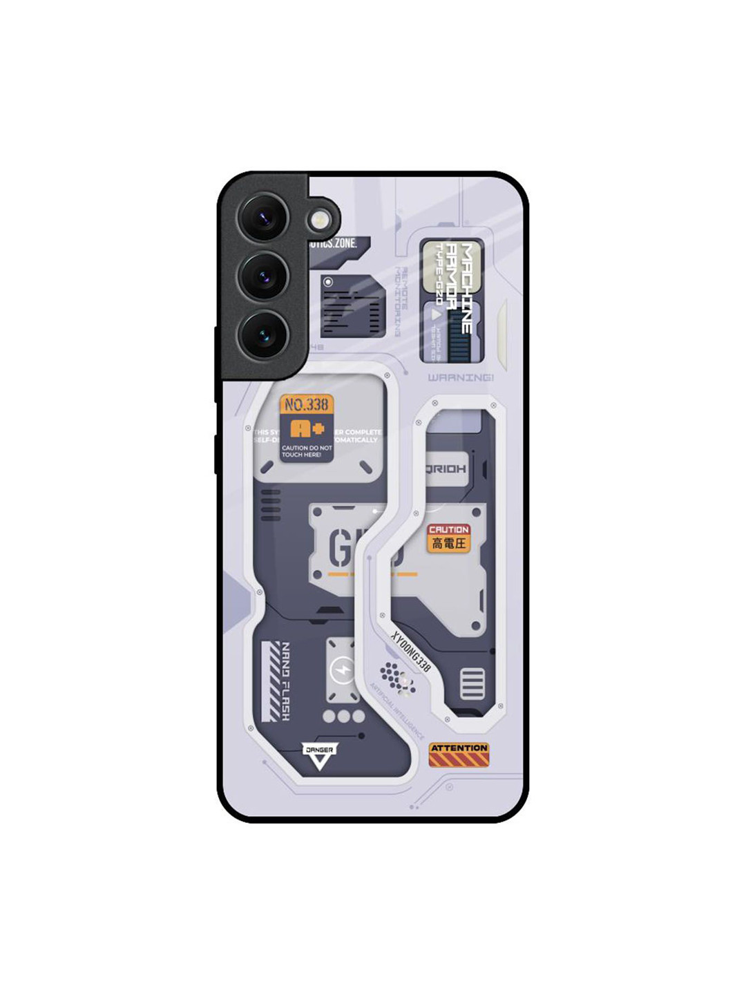 QRIOH Tech Savvy Printed Samsung Galaxy S22 Plus Back Case