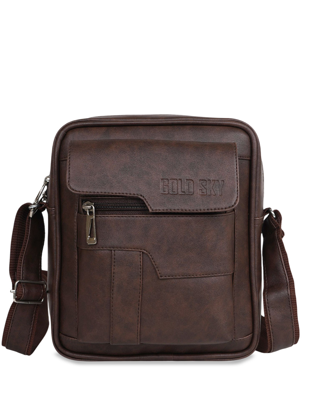 GOLD SKY Textured Sling Bag